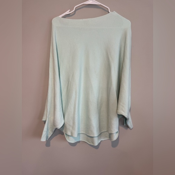 Kerisma Boat Neck Dolman Sleeve Ribbed Knit Sweater Mint Green - Picture 7 of 9